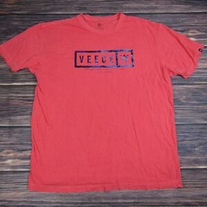 Veece Mens 2XL Pink Salmon Short Sleeve Tee T Shirt Graphic